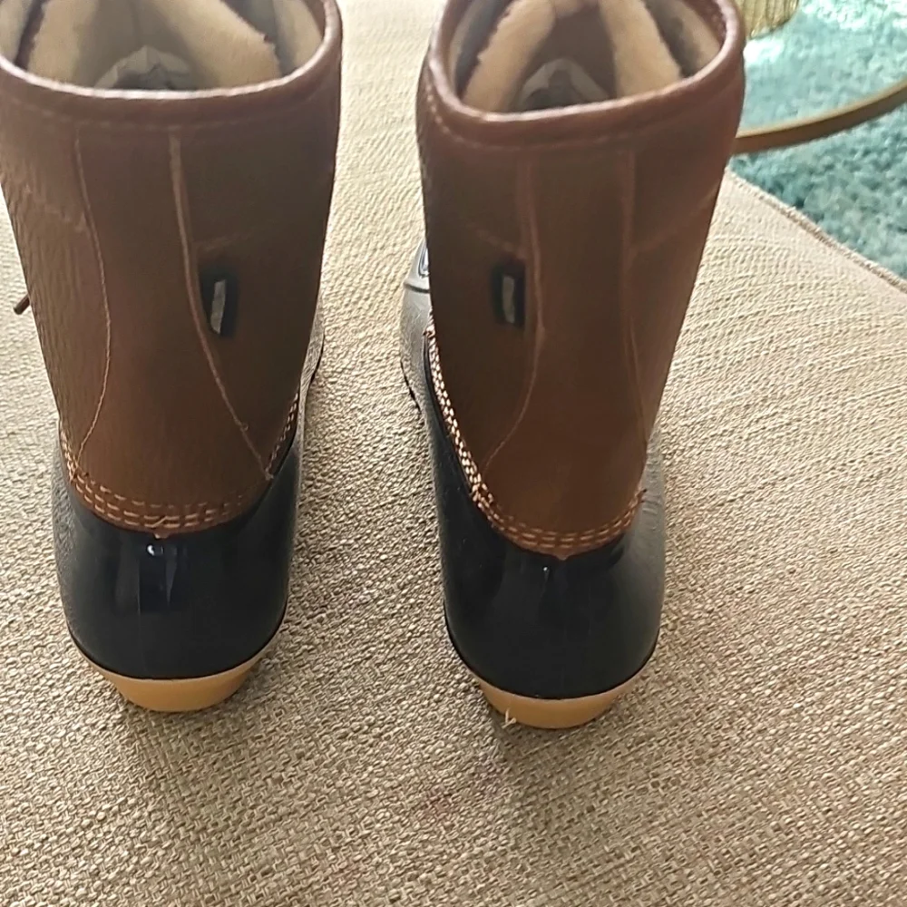 JBU by Jambu Maplewood Waterproof Mid-Calf Boot Navy blk/Tan 7 NEW